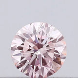 0.09ct Round Lab Grown Diamond (Colour Fancy Pink, Clarity VS2, Cut VG, IGI Certified)