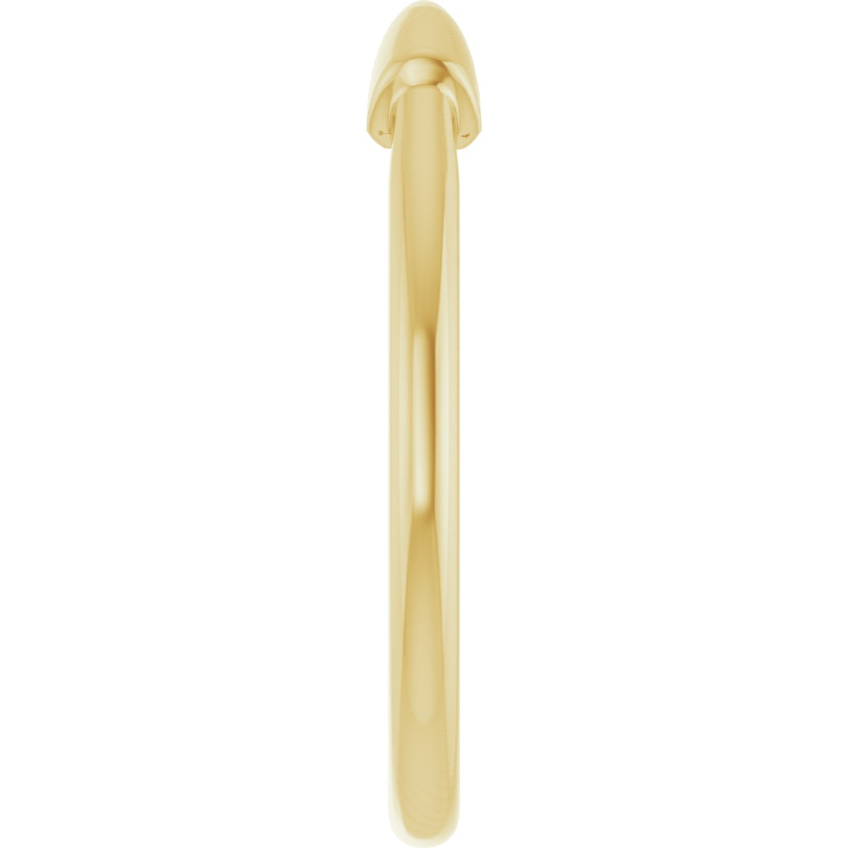 14K Yellow Gold Stackable Spike Ring