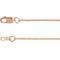 Chaîne gourmette 14K 1 mm