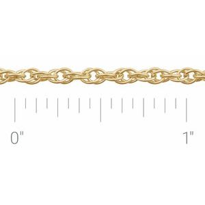 Chaîne corde 14K 2,3 mm