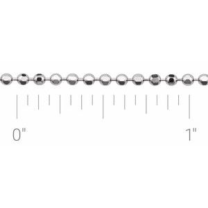 Chaîne à billes 14K 1,8 mm