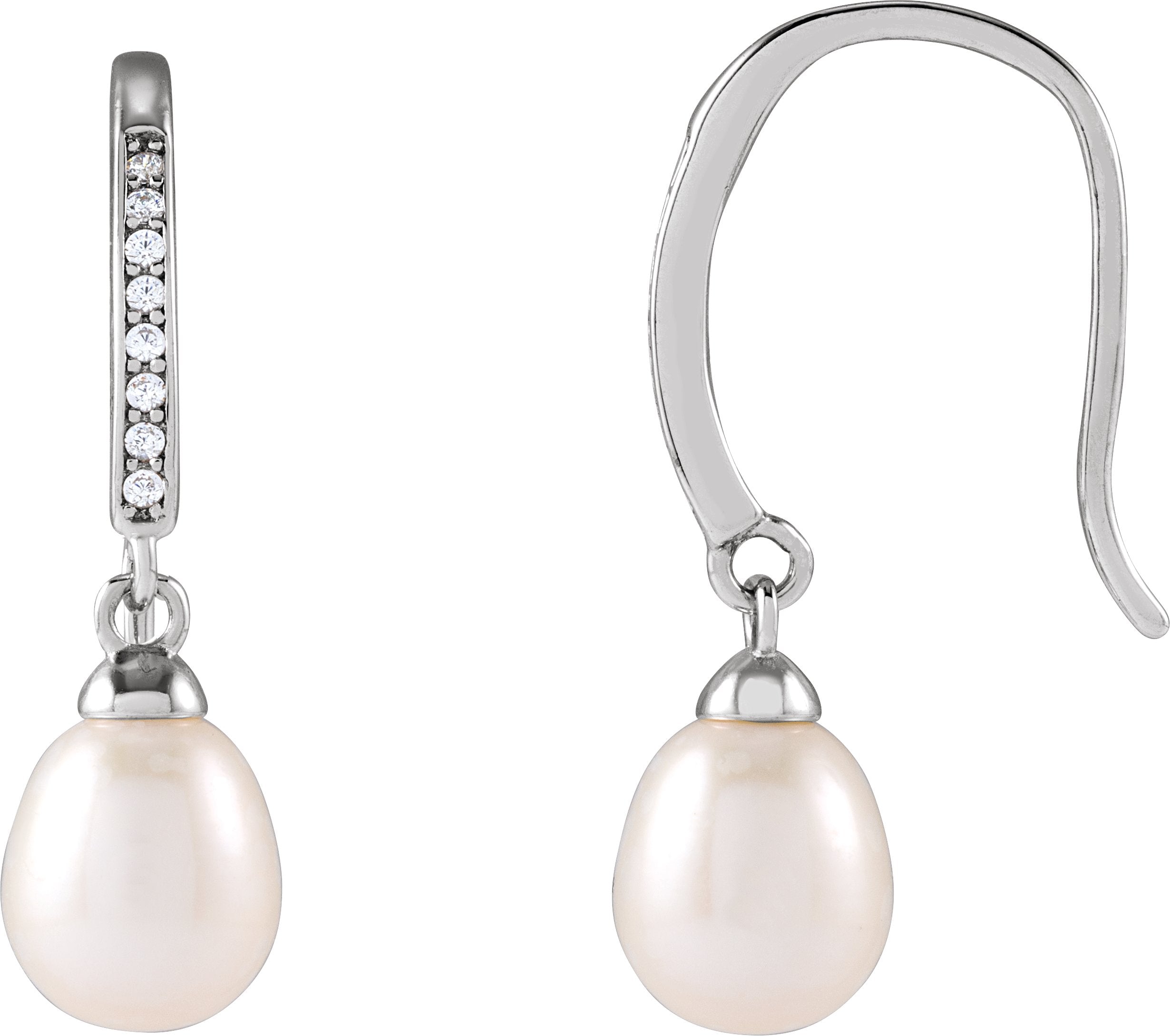 Boucles d'oreilles à perles accentuées
