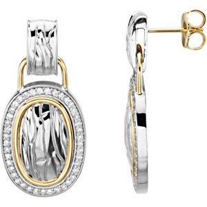 Boucles d'oreilles en peau de zèbre ornée