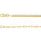 Chaîne en or 14 carats de 2,7 mm en forme de trombone
