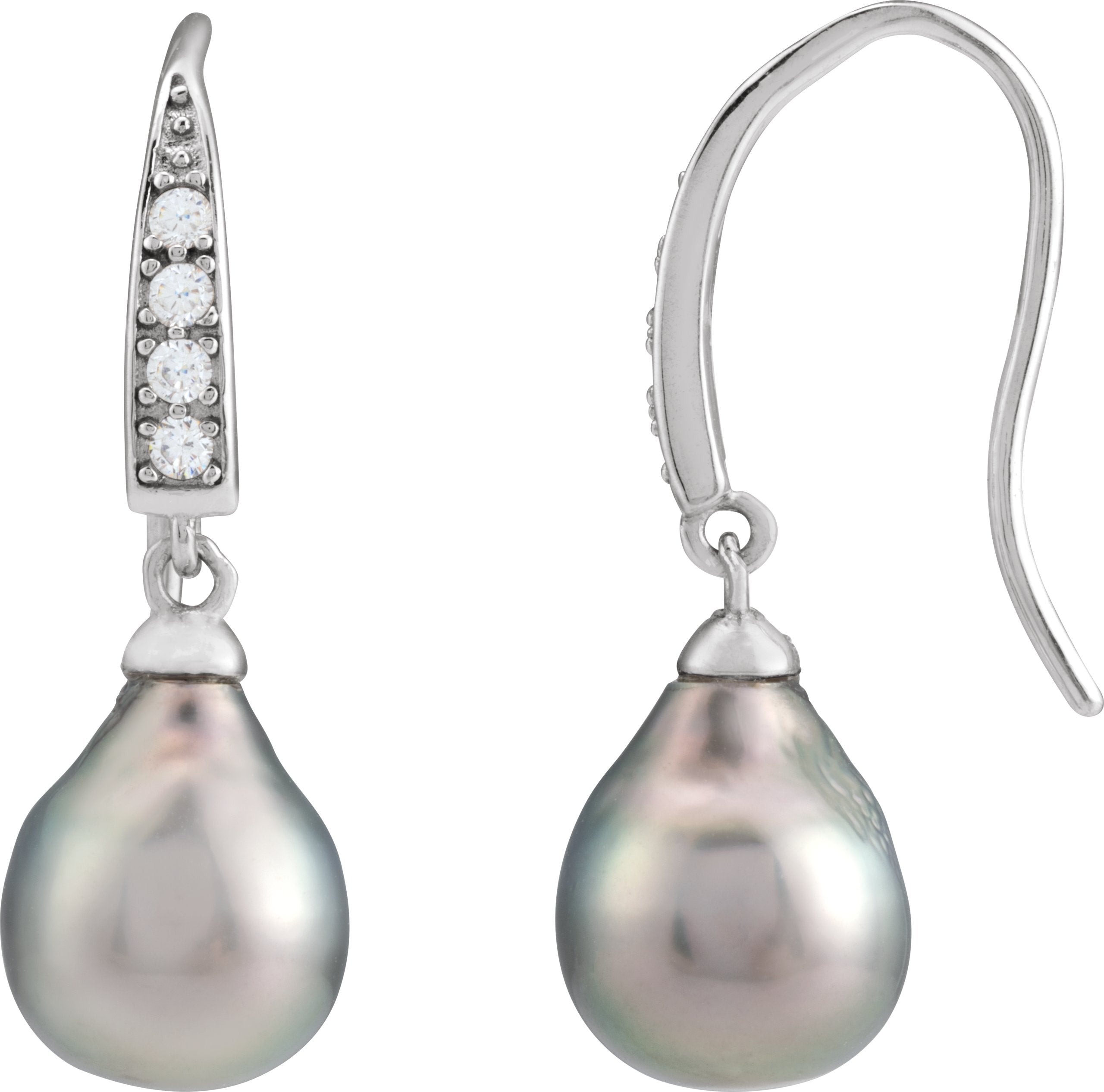 Boucles d'oreilles à perles accentuées