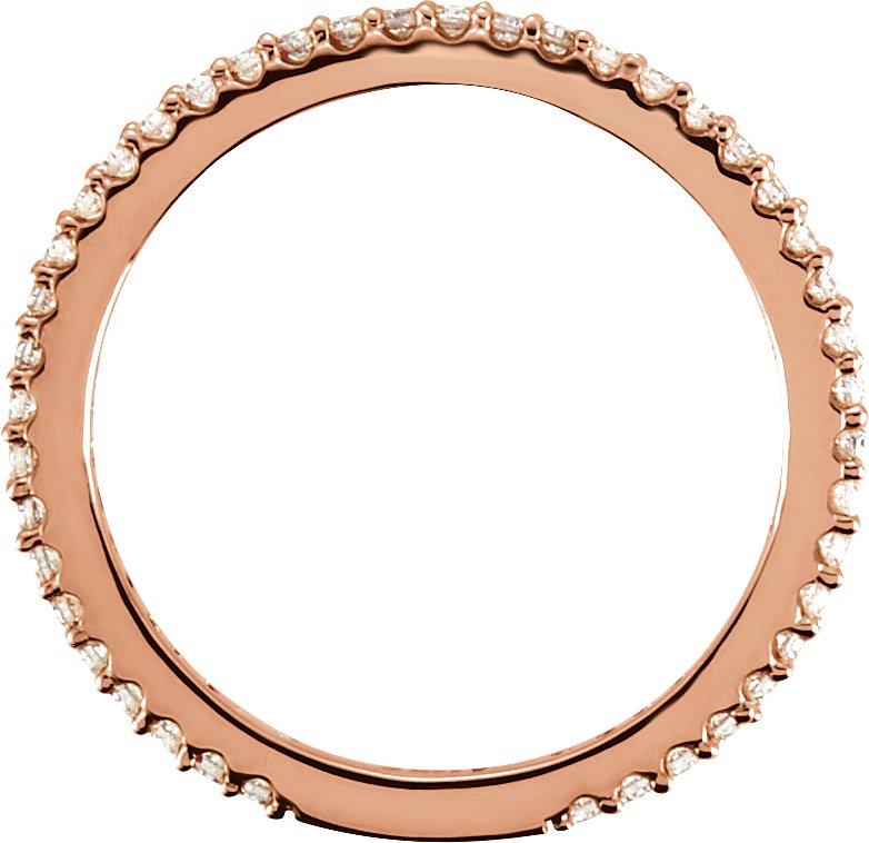 14K Rose Gold 1/3 CTW Natural Diamond Stackable Ring