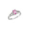 Bague en or 14 carats avec imitation de pierre de naissance d'octobre
