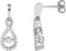 Boucles d'oreilles Mystara Diamonds® inspirées de l'infini