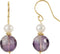 Boucles d'oreilles pendantes ornées