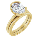 14K Yellow Gold 2 1/2 CTW Lab-Grown Diamond Engagement Ring