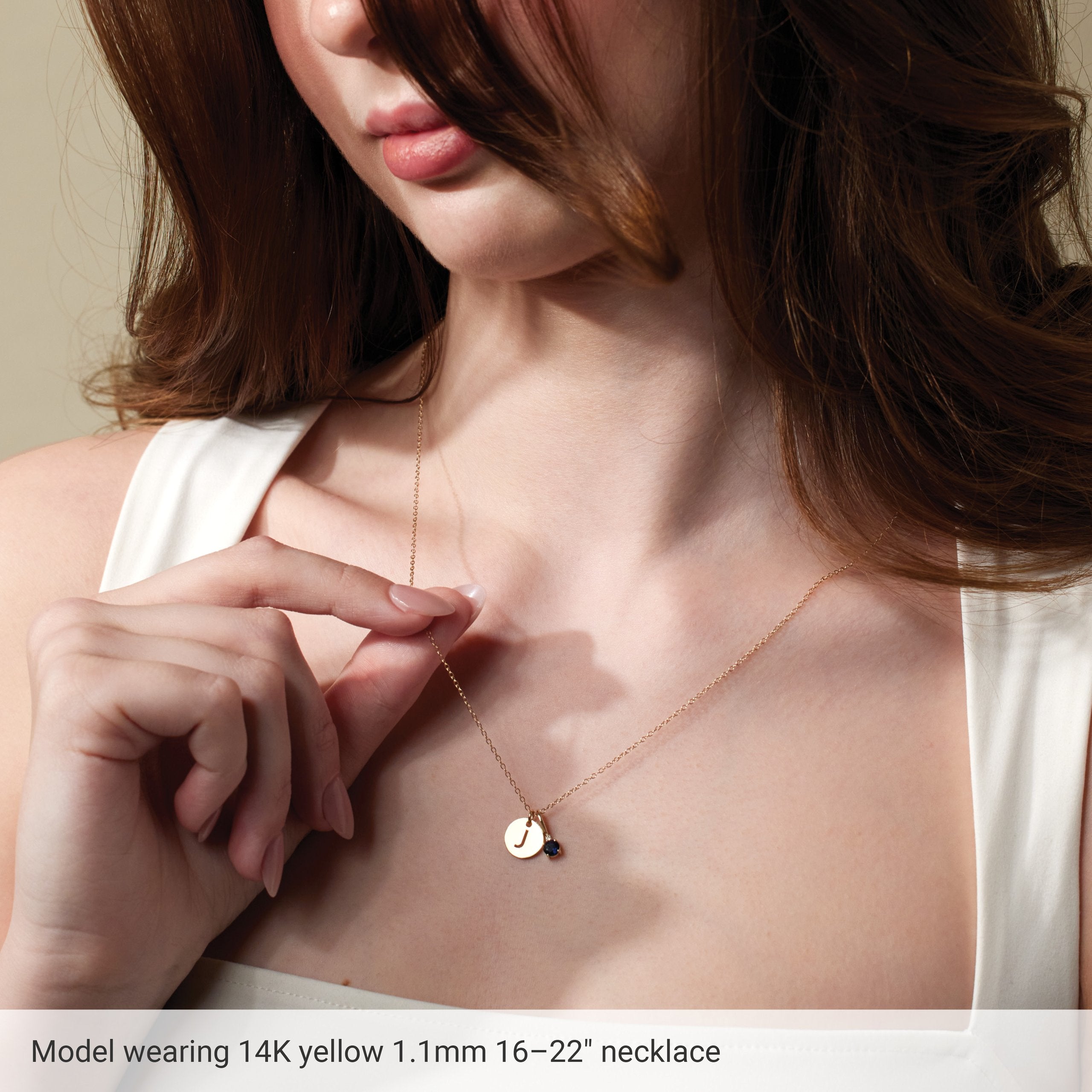 14K Yellow Gold 1.1 mm Adjustable Threader Cable 16-22" Chain