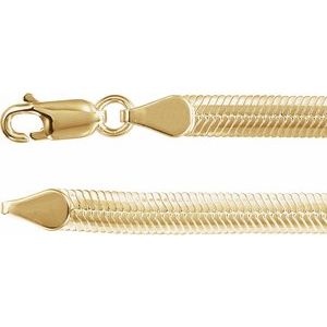 Chaîne serpent 14K 4,8 mm