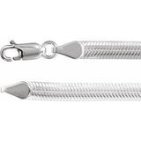 Chaîne serpent en argent sterling, 4,8 mm