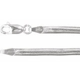 Chaîne serpent en argent sterling, 3 mm