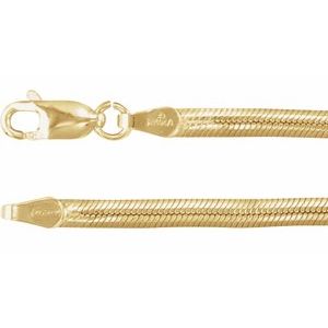 Chaîne serpent 14K 3 mm