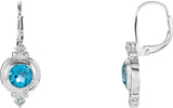 Boucles d'oreilles à accents d'inspiration vintage