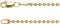 14K Yellow Gold 1.8 mm Hollow Bead 24