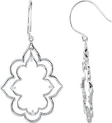 Boucles d'oreilles silhouette accentuée