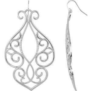 Boucles d'oreilles en filigrane