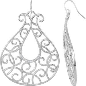 Boucles d'oreilles en filigrane