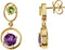 Boucles d'oreilles géométriques dégradées