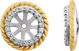 Boucles d'oreilles à cordon accentué
