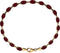 14K Yellow Gold Natural Mozambique Garnet 7.25