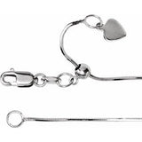 Chaîne serpent 14K 0,8 mm