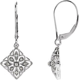Boucles d'oreilles en filigrane granuleux