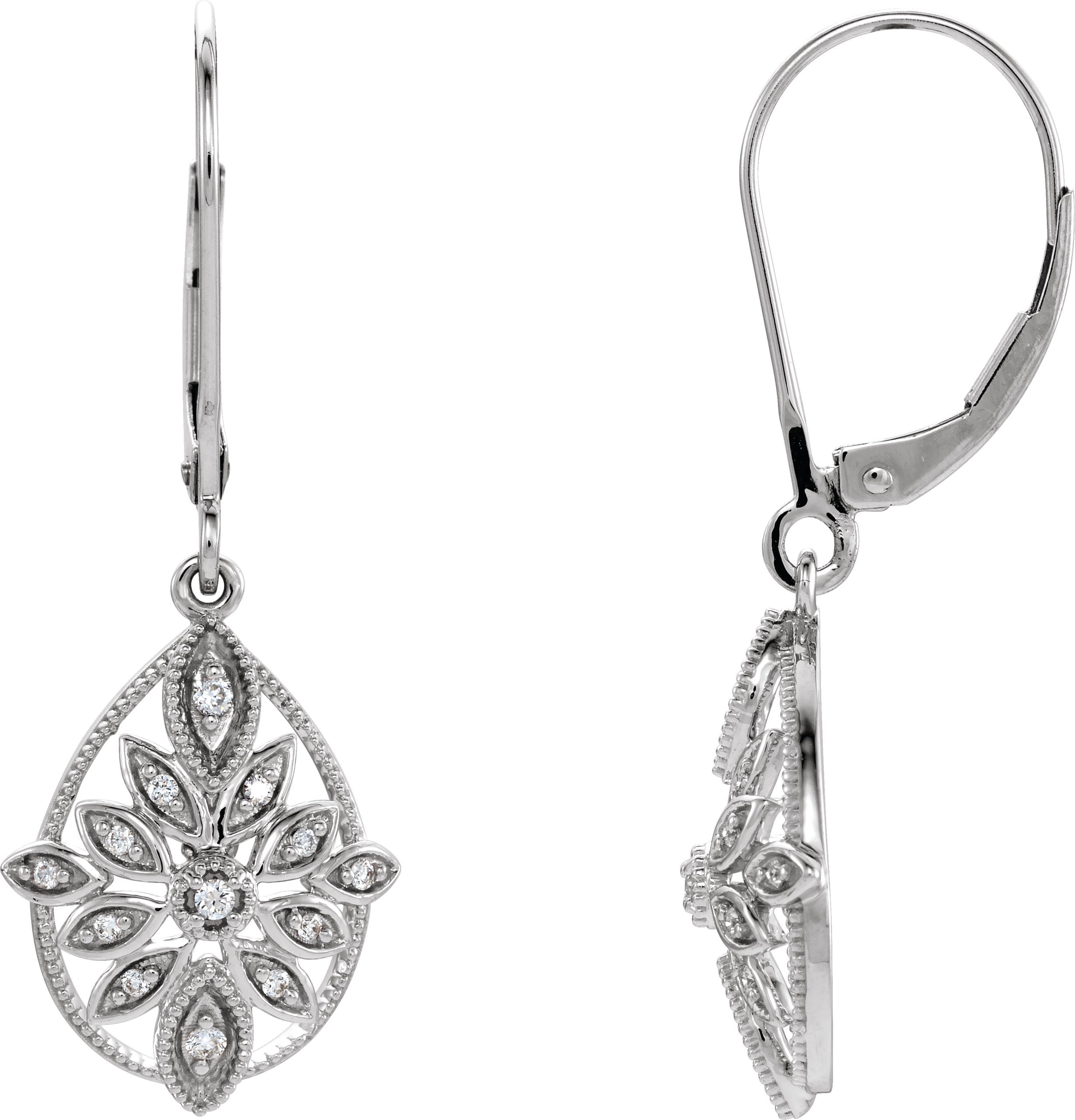 Boucles d'oreilles en filigrane granuleux