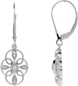 Boucles d'oreilles en filigrane granuleux
