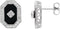 Boucles d'oreilles style halo