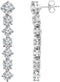 Boucles d'oreilles pendantes dégradées