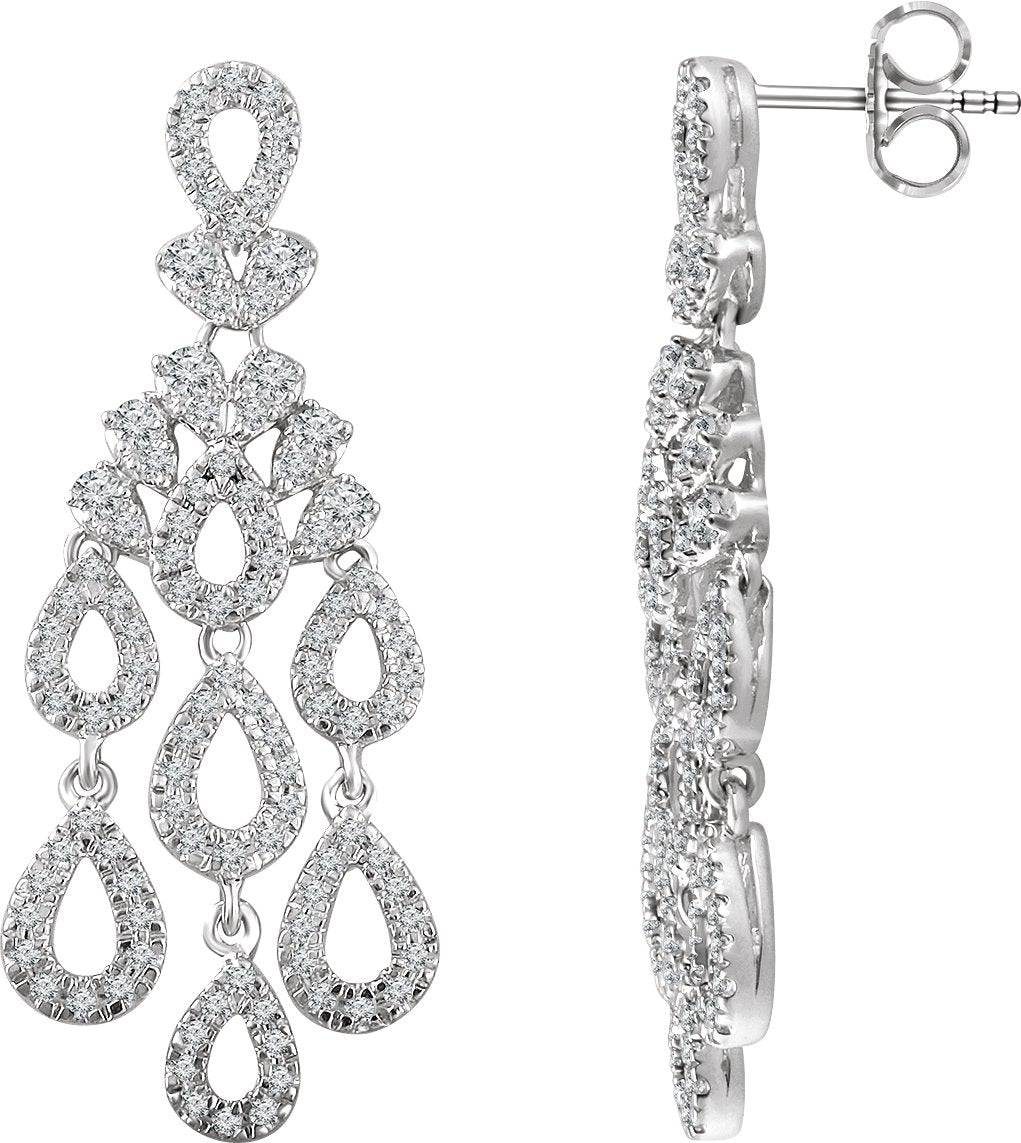 Boucles d'oreilles chandelier