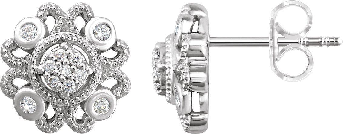 Boucles d'oreilles grappe