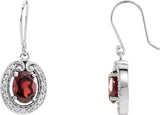 Boucles d'oreilles style halo
