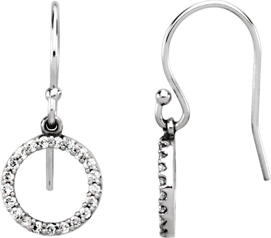 Boucles d'oreilles circulaires ornées
