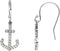 Boucles d'oreilles ancre ornées