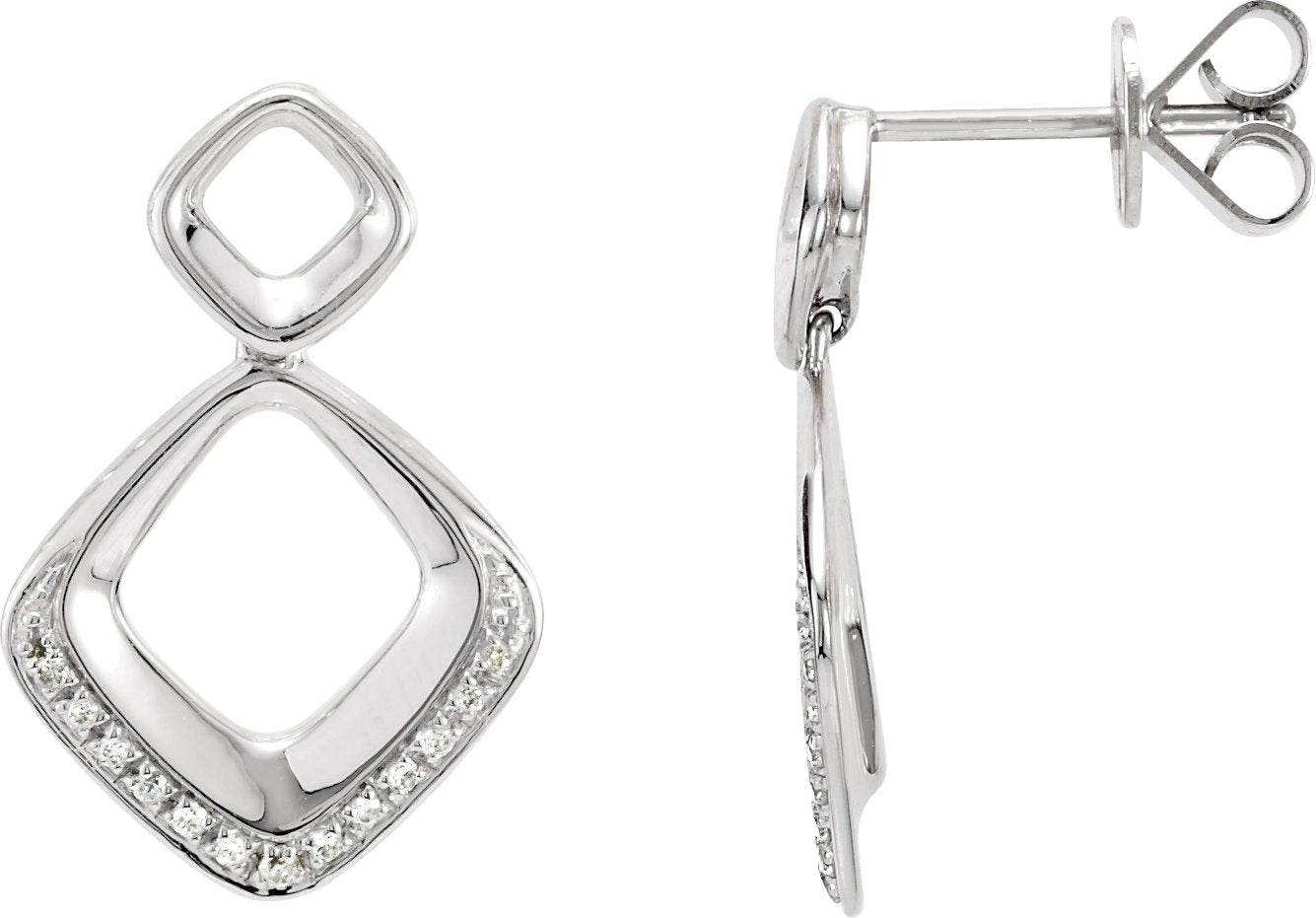 Boucles d'oreilles géométriques