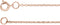 14K Rose Gold 1 mm Adjustable Diamond-Cut Cable 16-18
