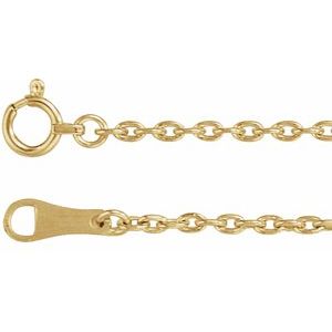 Chaîne à maillons 18K 1,7 mm