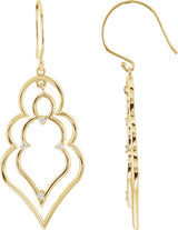 Boucles d'oreilles freeform