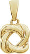 14K Yellow Gold Knot Pendant