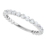 14K White Gold 3/4 CTW Lab-Grown Diamond Anniversary Band