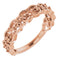 Bague de montage en volutes d'inspiration vintage en or rose 14 carats