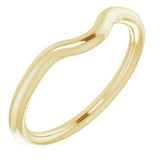 18K Yellow Gold Band for 5.2 mm Round Ring