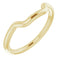 18K Yellow Gold Band for 6.5 mm Square Ring