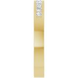 14K Yellow Gold 1/4 CTW Natural Diamond Anniversary Band Size 7