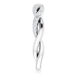 14K White Gold 1/4 CTW Natural Diamond Anniversary Band