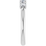 14K White Gold 5/8 CTW Lab-Grown Diamond Anniversary Band